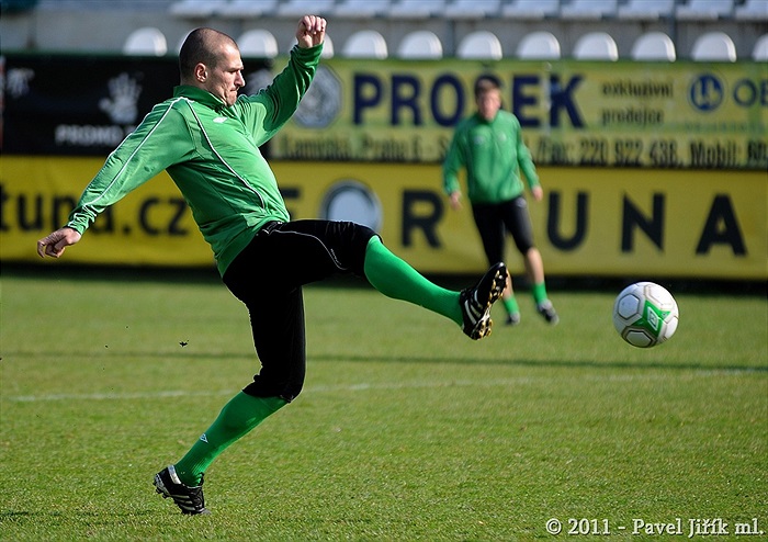 Trénink Bohemians 1905 v Ďolíčku 