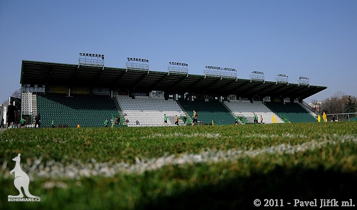 Trénink Bohemians 1905 v Ďolíčku 