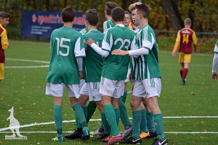U16: Bohemians - Dukla 2:2
