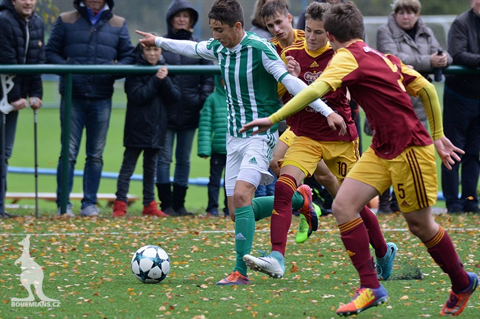 U16: Bohemians - Dukla 2:2