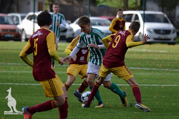 U16: Bohemians - Dukla 2:2