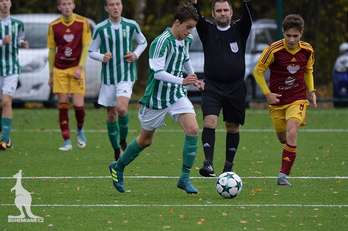 U16: Bohemians - Dukla 2:2