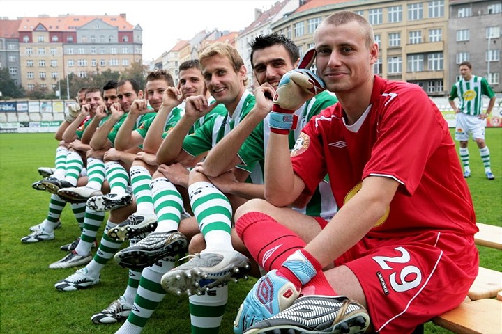 Zimní pohyby v kádru Bohemians 1905