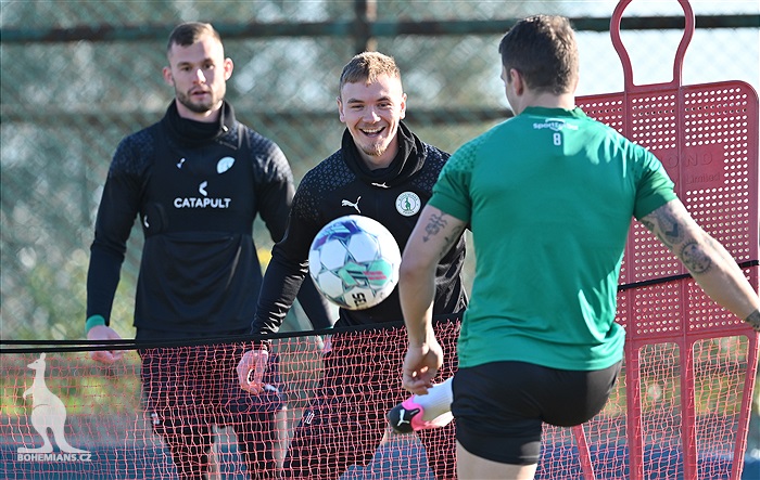 Čtvrteční trénink na soustředění v Turecku