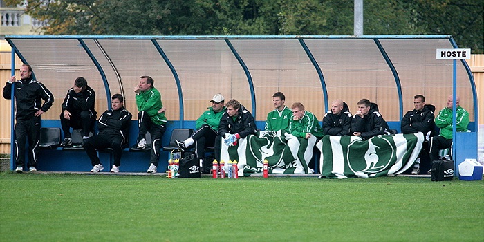 Zamyšlená střídačka Bohemky