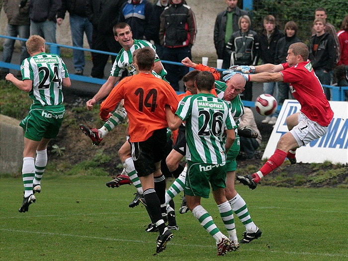 V závěru bylo před brankou Bohemky pořádné horko