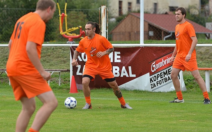 Trénink TJ Sokol Postupice pod vedením trenérů Bohemians