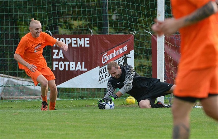 Trénink TJ Sokol Postupice pod vedením trenérů Bohemians
