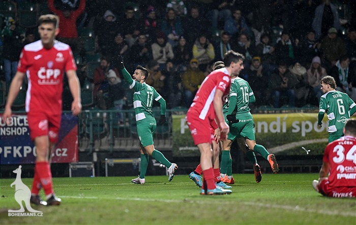 Bohemians - Pardubice 2:0 (1:0)