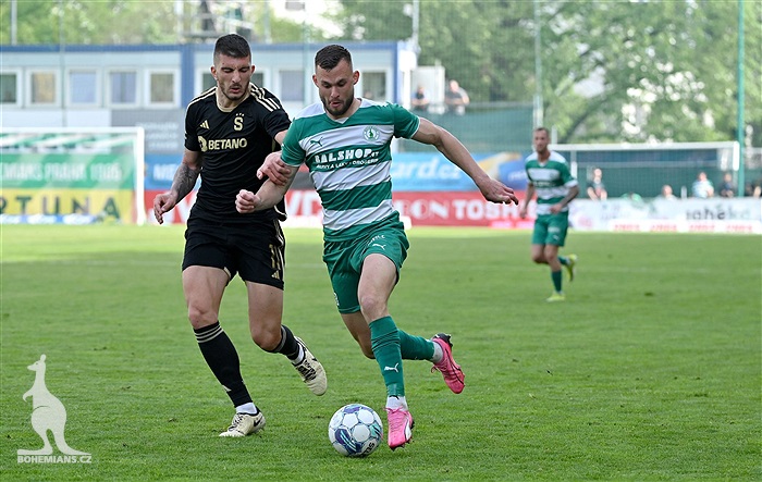 Bohemians - Sparta 1:3 (1:1)