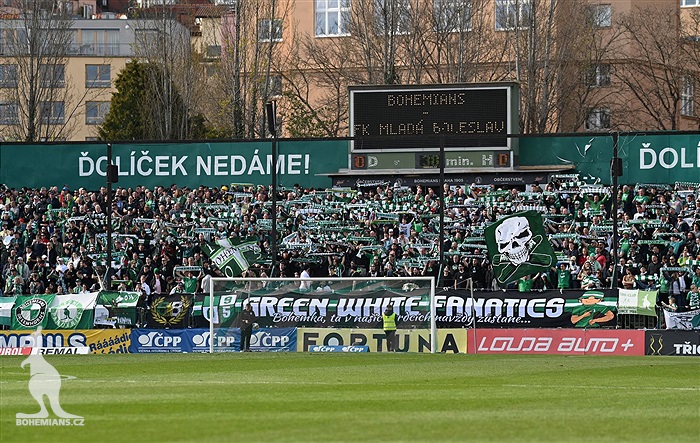Bohemians - Mladá Boleslav 4:0 (1:0)