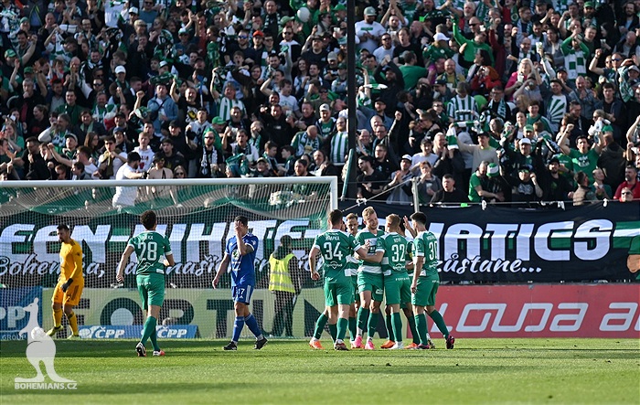 Bohemians - Mladá Boleslav 4:0 (1:0)