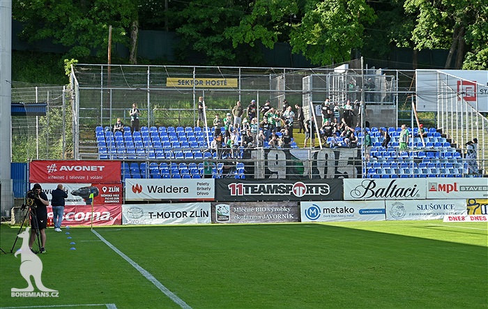 Zlín - Bohemians 1:2 (1:1)