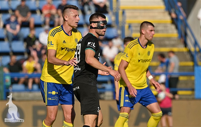Zlín - Bohemians 1:2 (1:1)