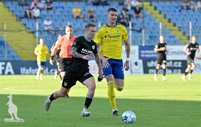 Zlín - Bohemians 1:2 (1:1)