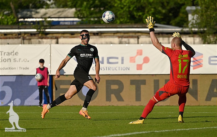 Zlín - Bohemians 1:2 (1:1)