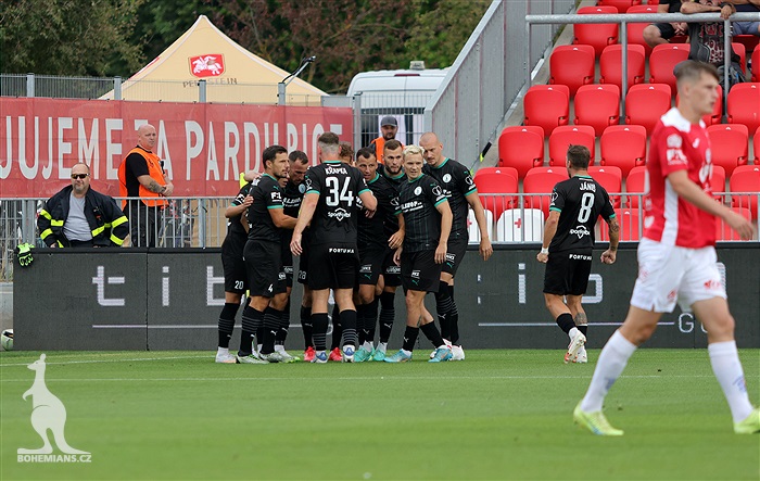 Pardubice - Bohemians 0:1 (0:1)