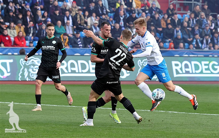 Baník Ostrava - Bohemians 1:1 (1:0)