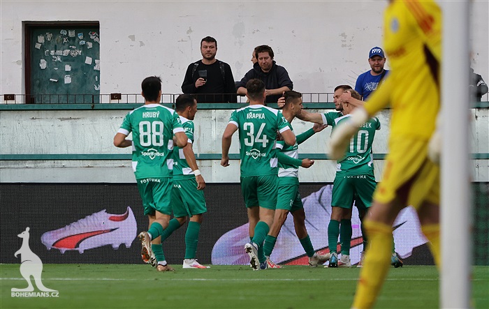 Bohemians - Olomouc 3:2 (1:2)