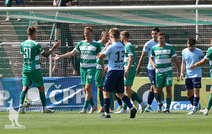 Bohemians - Příbram 2:2 (2:0)