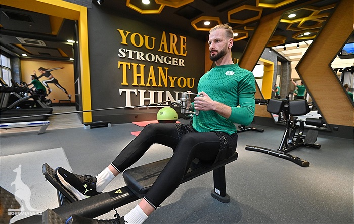 Dopolední trénink v posilovně