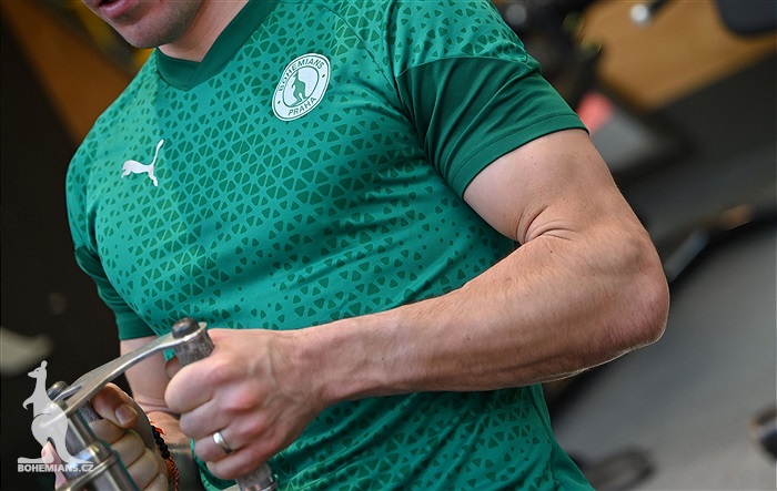 Dopolední trénink v posilovně