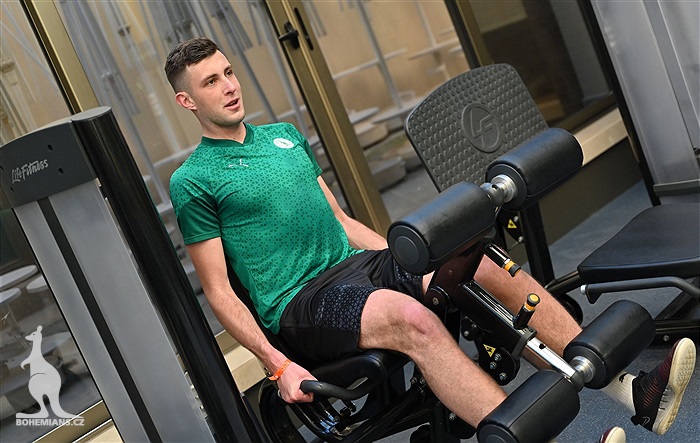 Dopolední trénink v posilovně