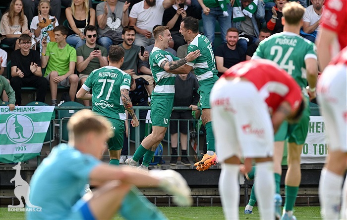 Bohemians - Pardubice 2:1 (1:0)