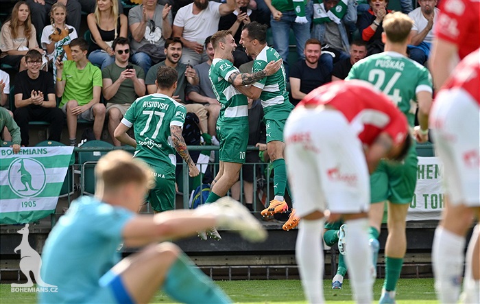 Bohemians - Pardubice 2:1 (1:0)