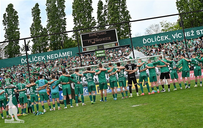 Bohemians - Pardubice 2:1 (1:0)