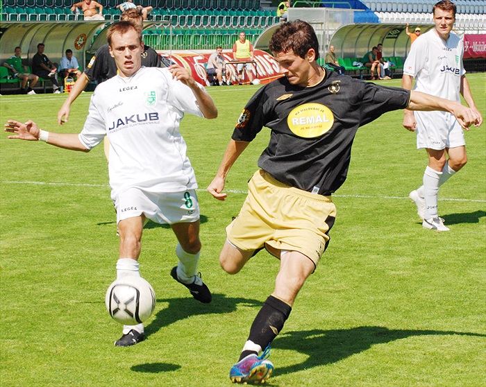 David Bartek v gólové šanci