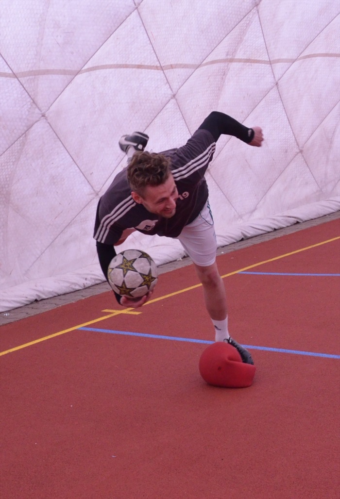 Středeční dopolední trénink v nafukovačce