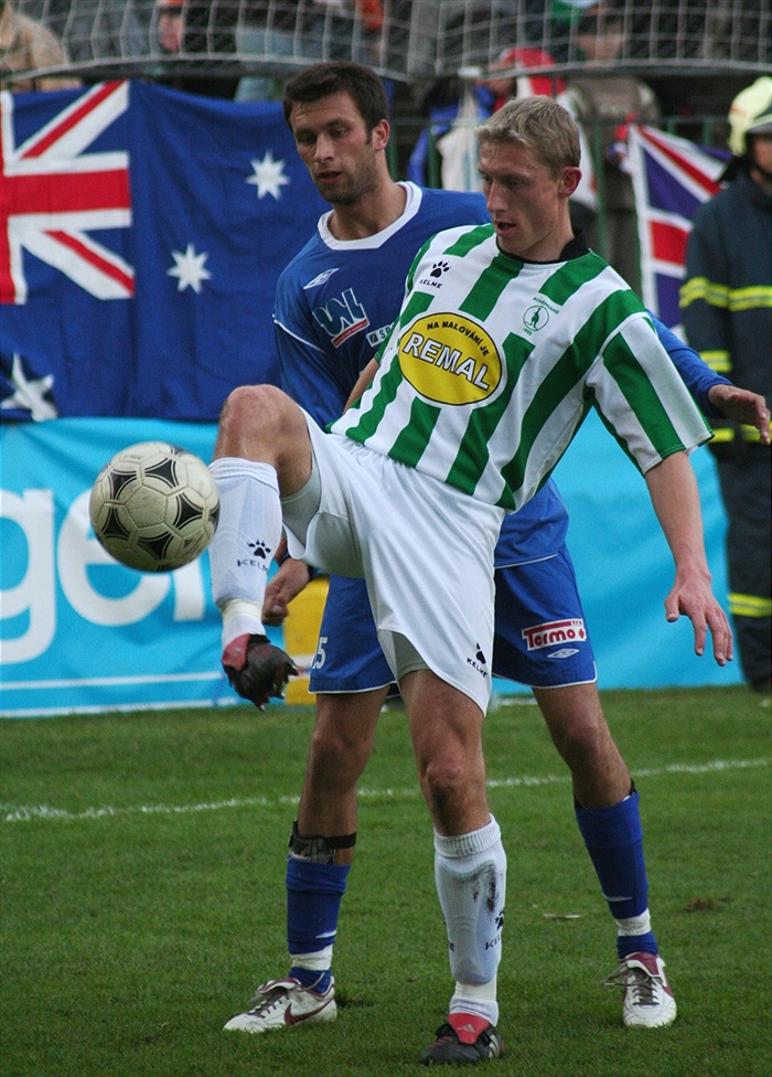 Tomáš Kulvajt přišel na hřiště v závěru.