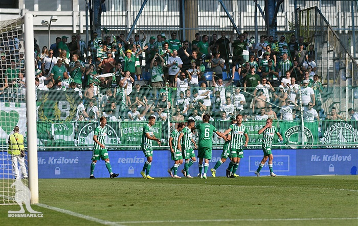 Hradec Králové - Bohemians 1:1 (1:0)