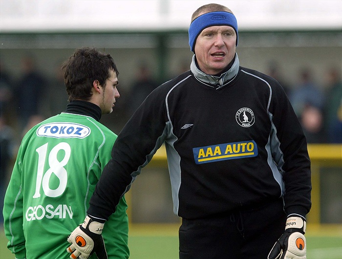 Pavel Steiner a David Vyskočil před zápasem