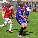 Míč si zpracovává Dominik Šlajsna