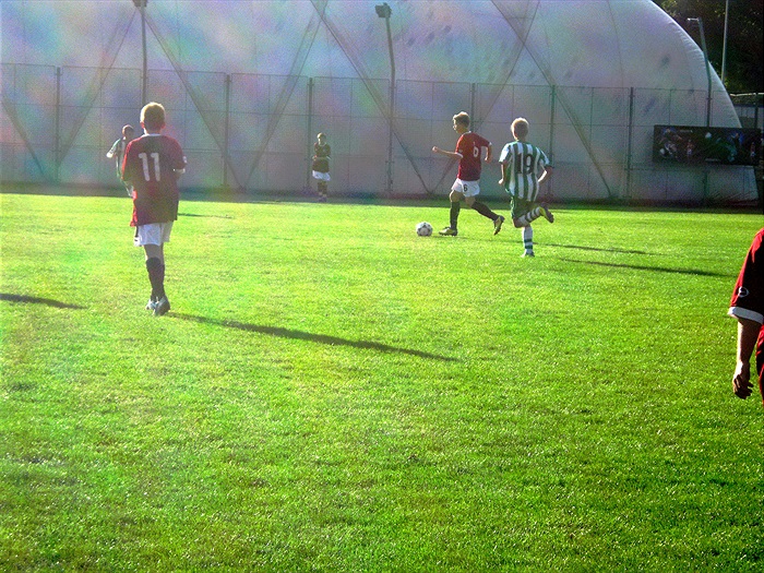 Momentka z přátelského utkání se Spartou.