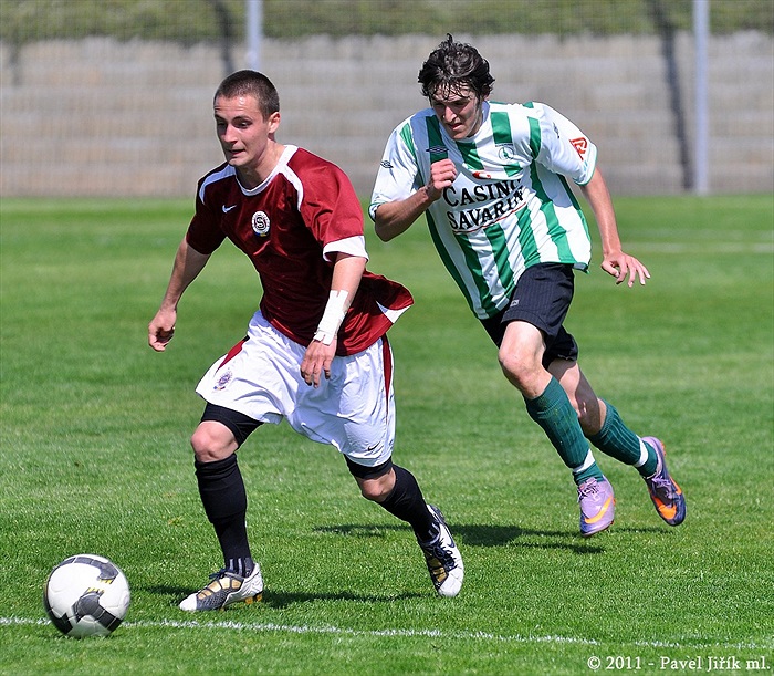 Sparta Praha B - Bohemians 1905 B 4:1 (2:0)