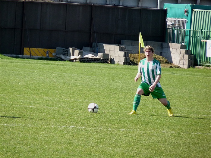 Zpracování míče pohledem procvičuje Jan Pechr