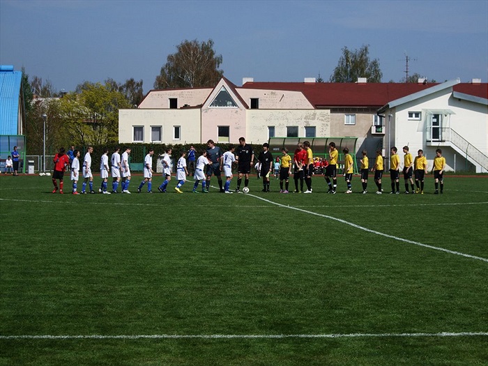 Nástup obou mužstev