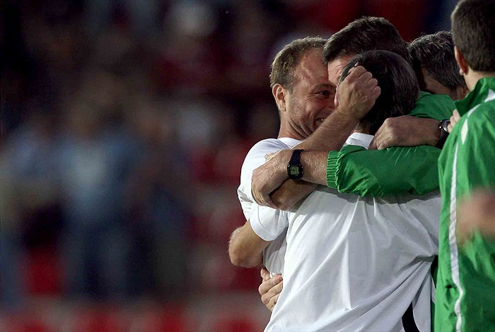 Máme bod, radují se trenéři.