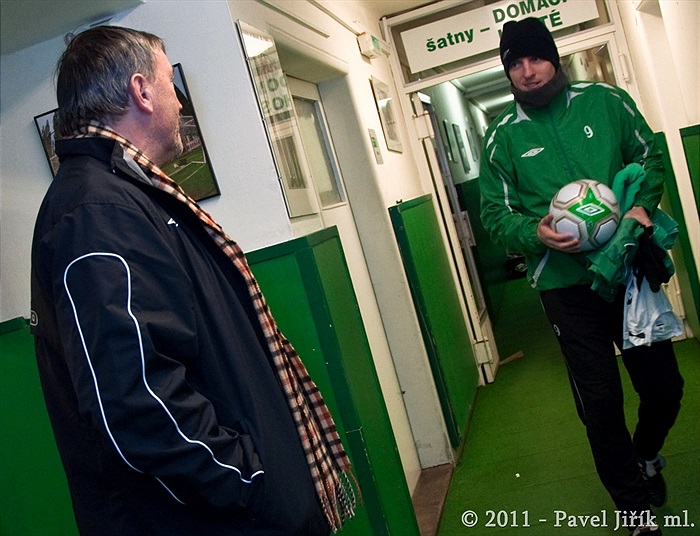 Na hráče se přišel podívat i Antonín Panenka