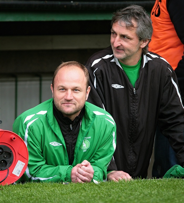 Trenéři Hoftych a Medynský sledují jak se situace vyvine