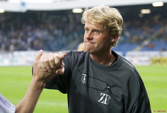 Zbyněk Busta slaví první ligový bod