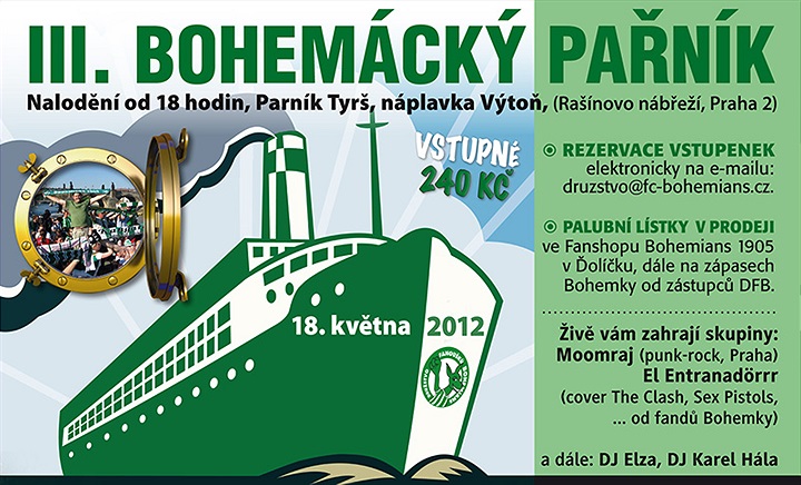 Dnes večer vypluje III. Bohemácký pařník