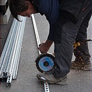 Průběh výstavby nové kotelny pro vyhřívaný trávník