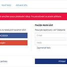 Přihlašte se do svého Ticketportalu, nebo si vytvořte registraci.