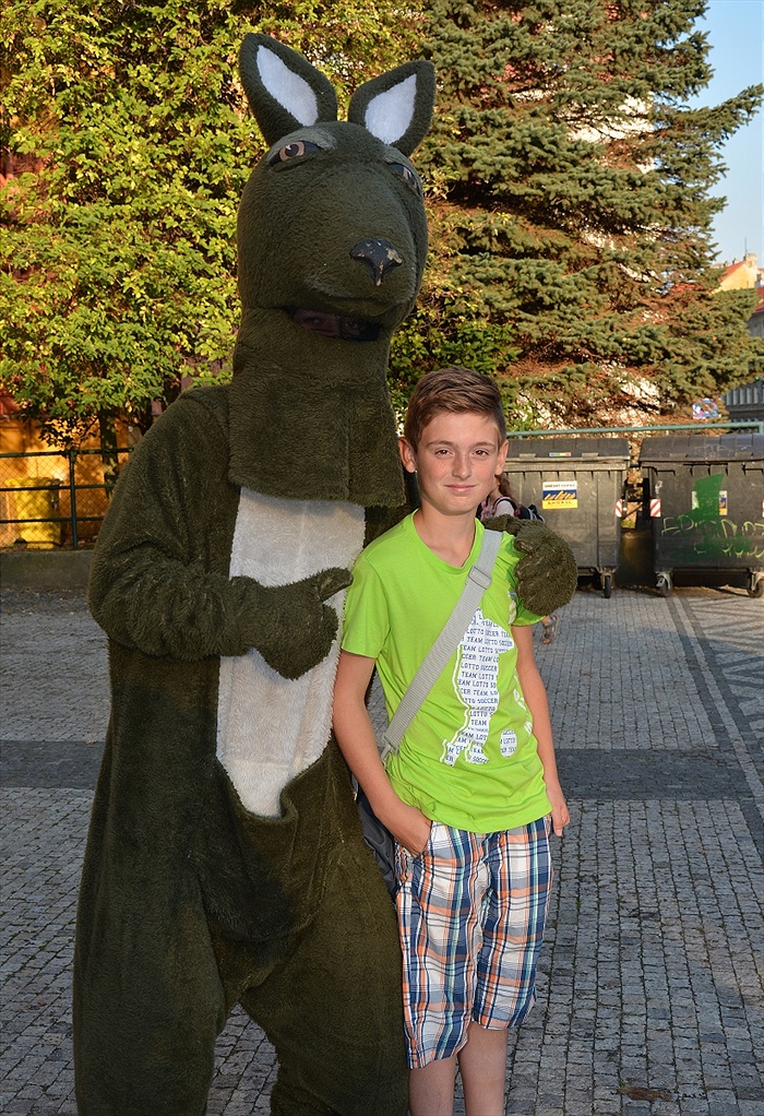 Klokan vítal prvňáčky na ZŠ Botičská