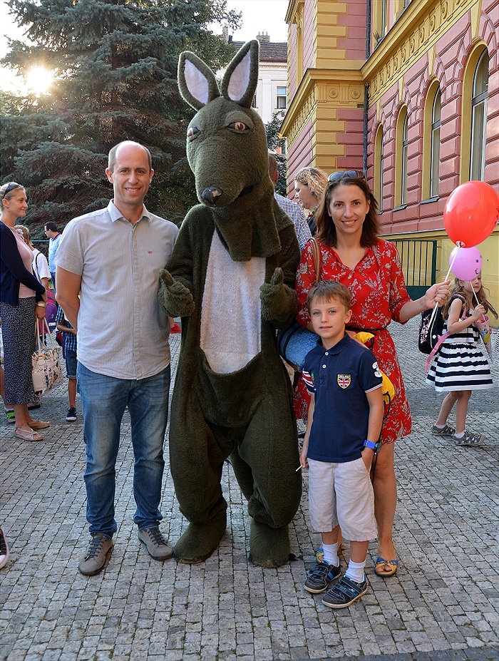 Klokan vítal prvňáčky na ZŠ Botičská