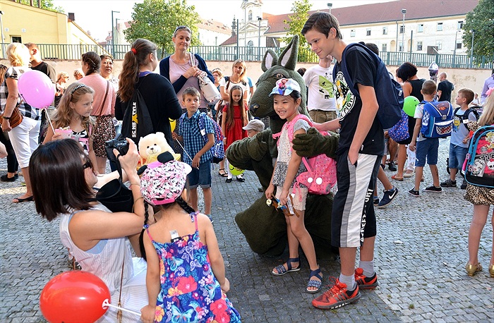 Klokan vítal prvňáčky na ZŠ Botičská